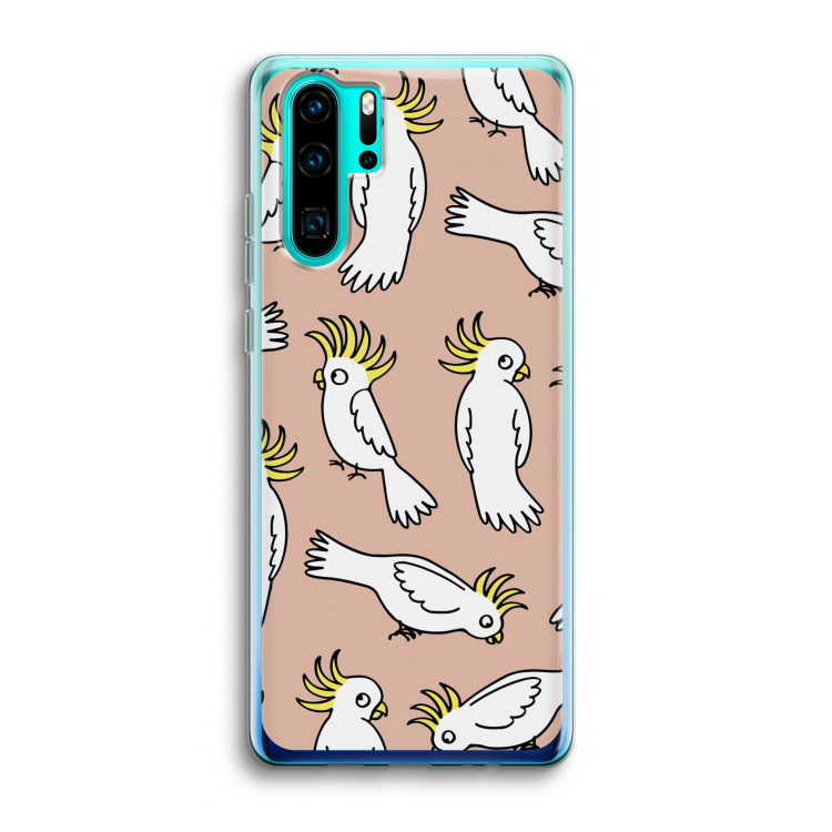 Papegaai: Huawei P30 Pro Transparant Hoesje