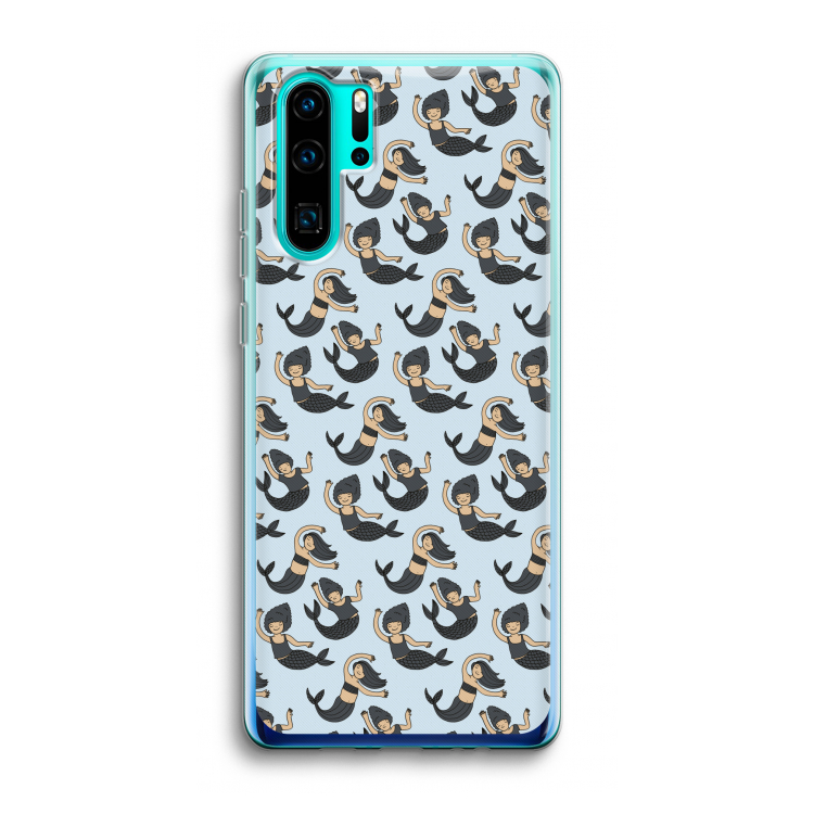 Zeemeermin: Huawei P30 Pro Transparant Hoesje