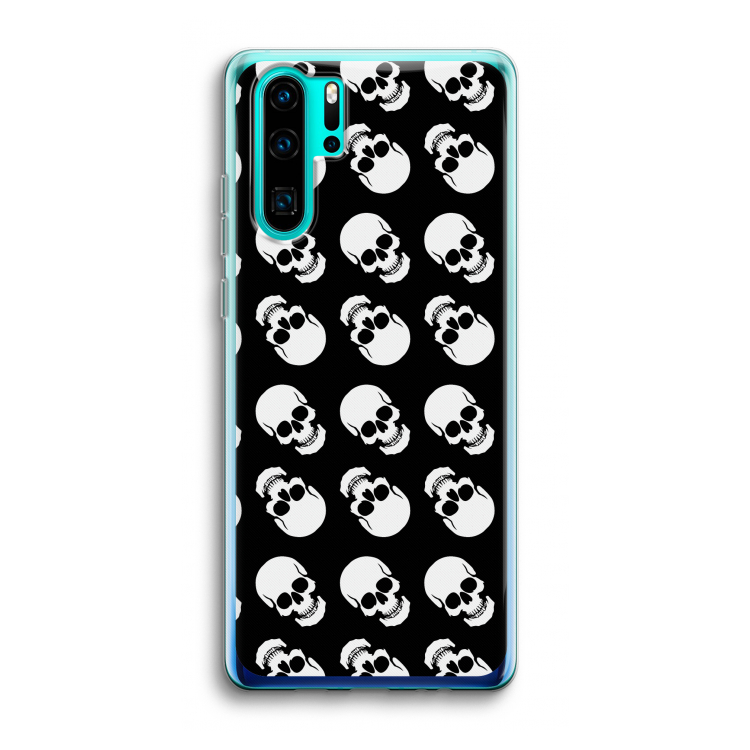Musketon Skulls: Huawei P30 Pro Transparant Hoesje