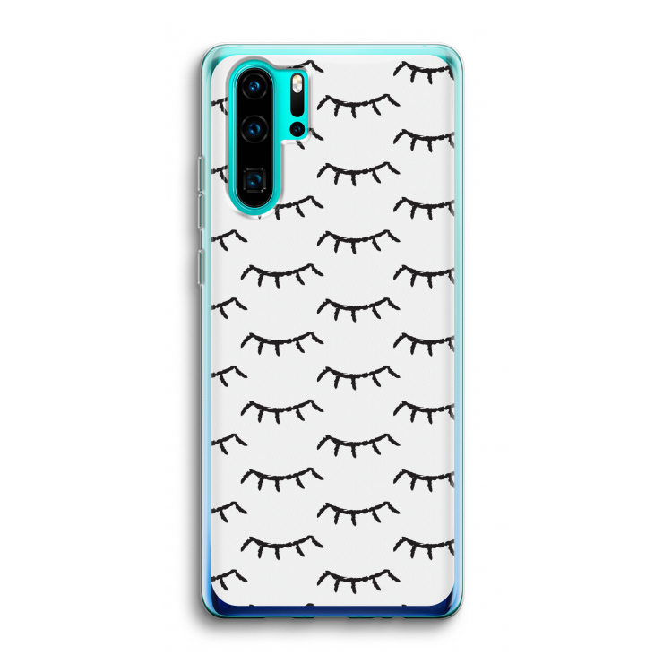 Wimpers: Huawei P30 Pro Transparant Hoesje
