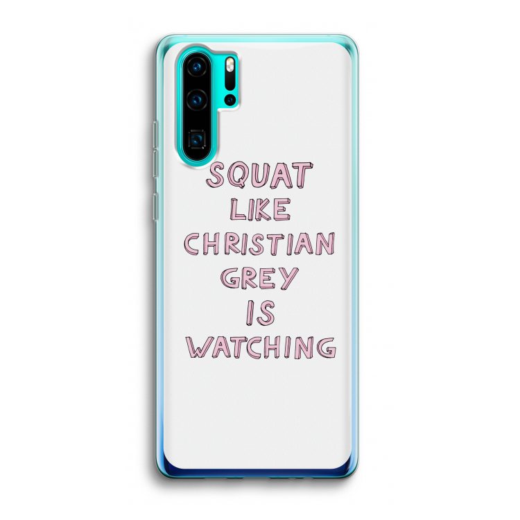 Christian Grey: Huawei P30 Pro Transparant Hoesje