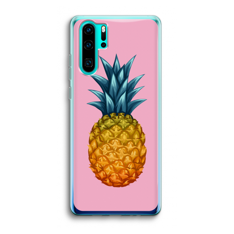 Grote ananas: Huawei P30 Pro Transparant Hoesje