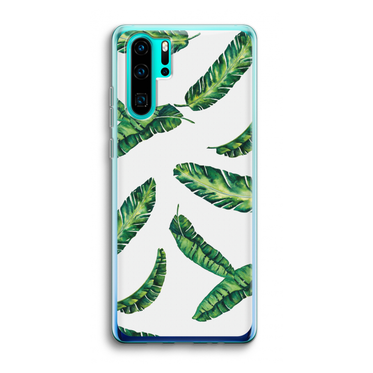 Lange bladeren: Huawei P30 Pro Transparant Hoesje