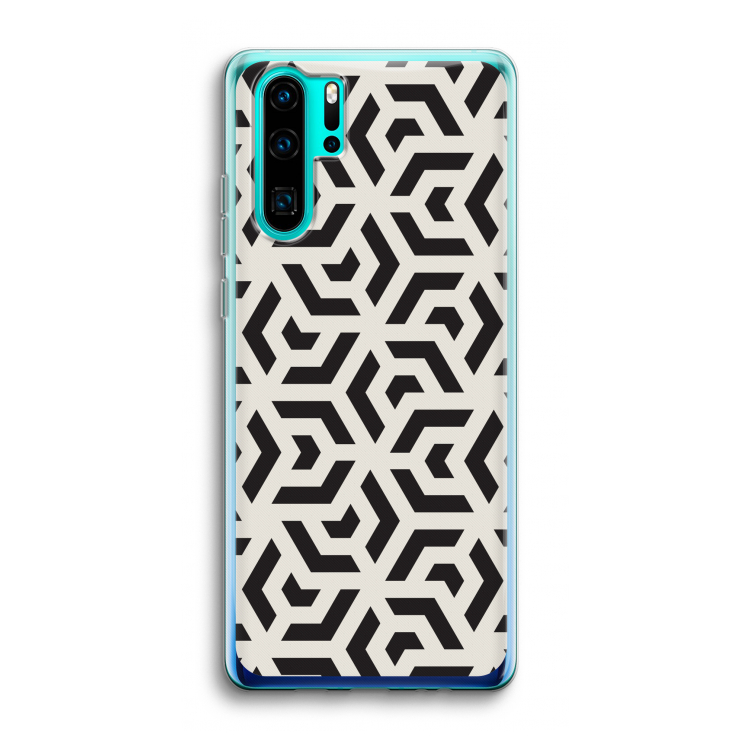 Crazy pattern: Huawei P30 Pro Transparant Hoesje