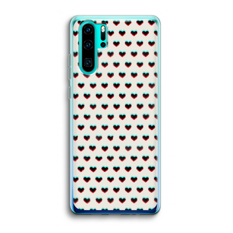 Hartjes: Huawei P30 Pro Transparant Hoesje