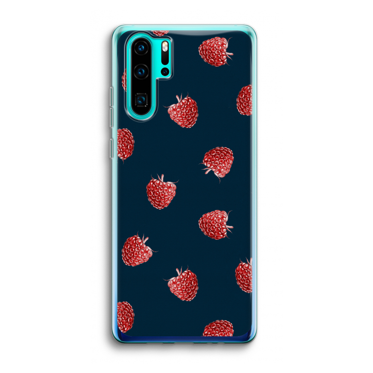 Framboosjes: Huawei P30 Pro Transparant Hoesje