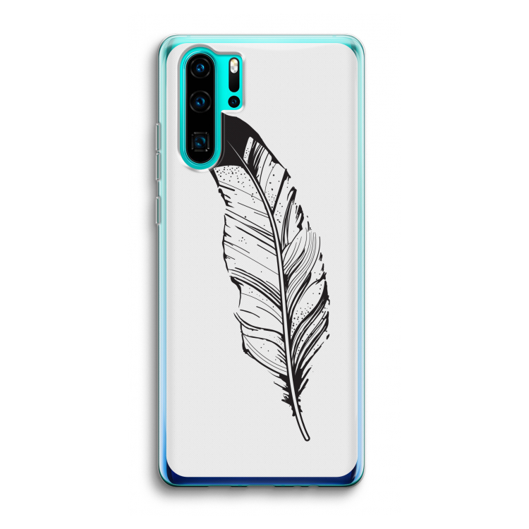 Pluim: Huawei P30 Pro Transparant Hoesje