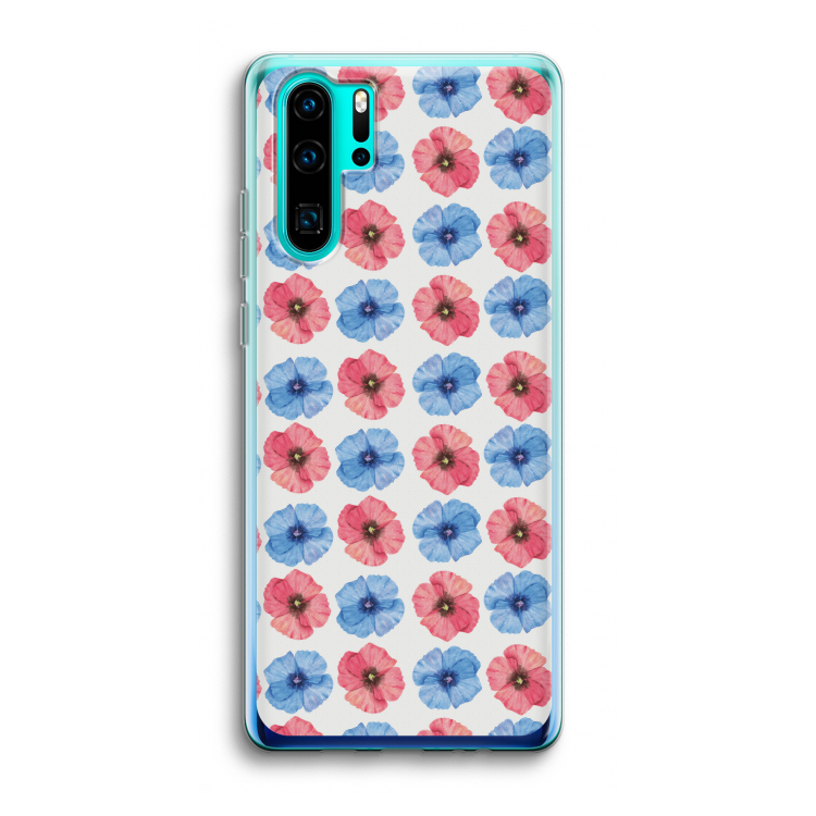 Klaproosjes: Huawei P30 Pro Transparant Hoesje