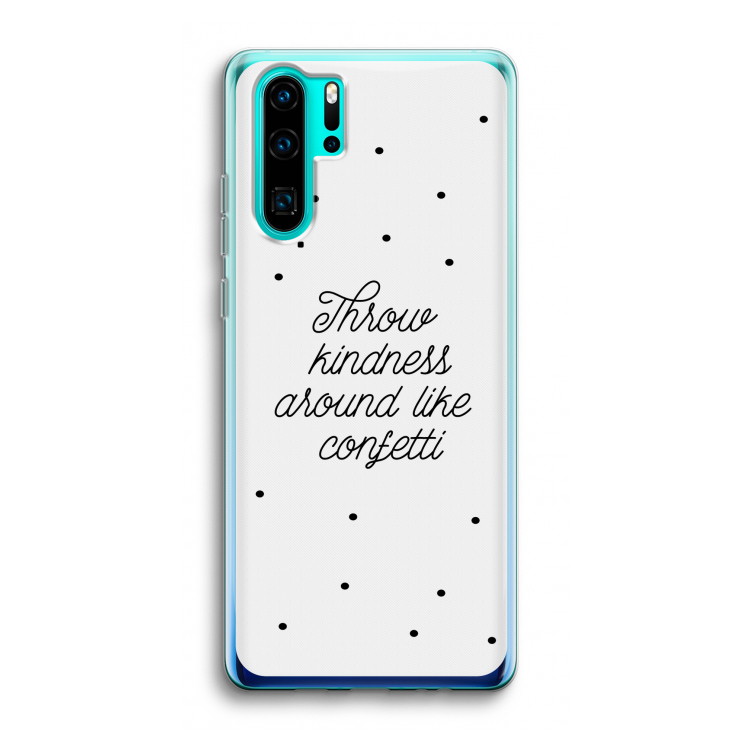 Confetti: Huawei P30 Pro Transparant Hoesje