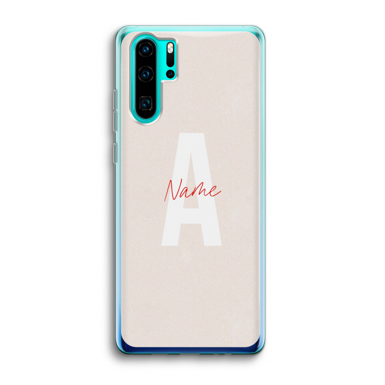 Strawberry Milkshake: Huawei P30 Pro Transparant Hoesje