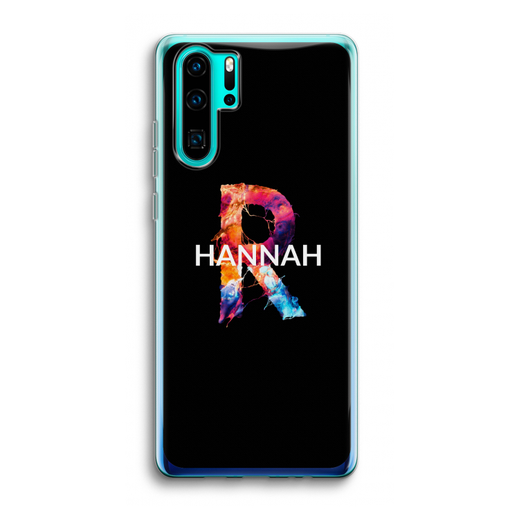 Abstract Spectrum: Huawei P30 Pro Transparant Hoesje