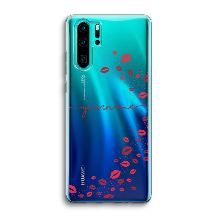 Kusjes: Huawei P30 Pro Transparant Hoesje