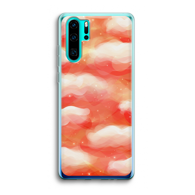 Lichte Wolken: Huawei P30 Pro Transparant Hoesje