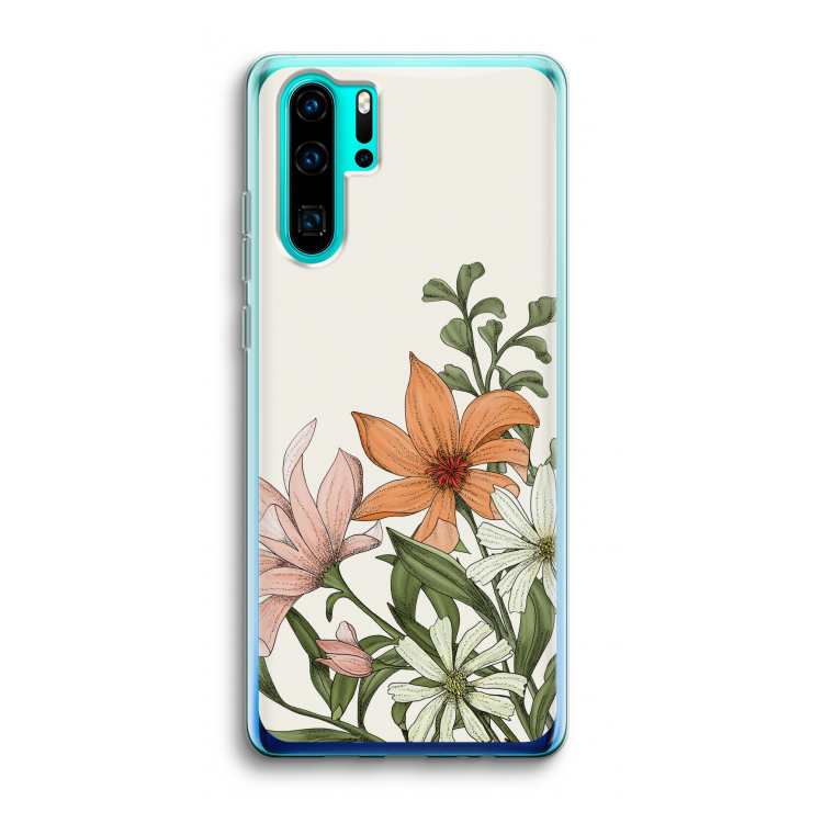 Floral bouquet: Huawei P30 Pro Transparant Hoesje