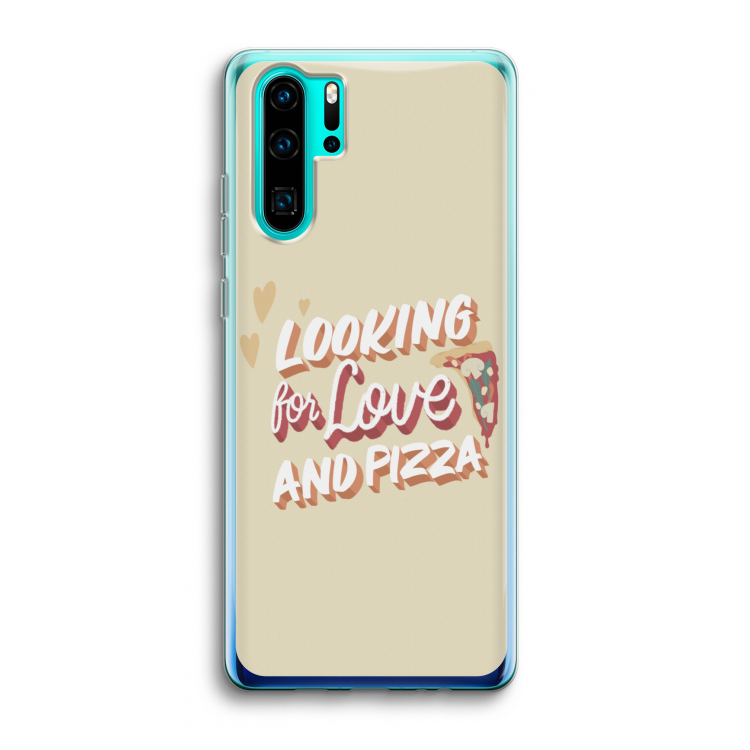 Pizza is the answer: Huawei P30 Pro Transparant Hoesje