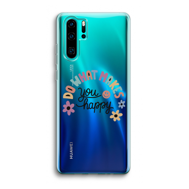 Happy days: Huawei P30 Pro Transparant Hoesje