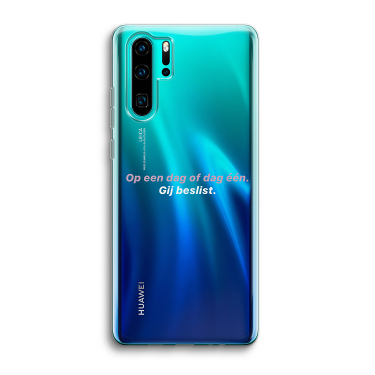 gij beslist: Huawei P30 Pro Transparant Hoesje