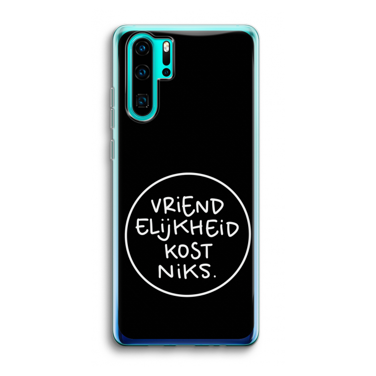 Vriendelijkheid: Huawei P30 Pro Transparant Hoesje