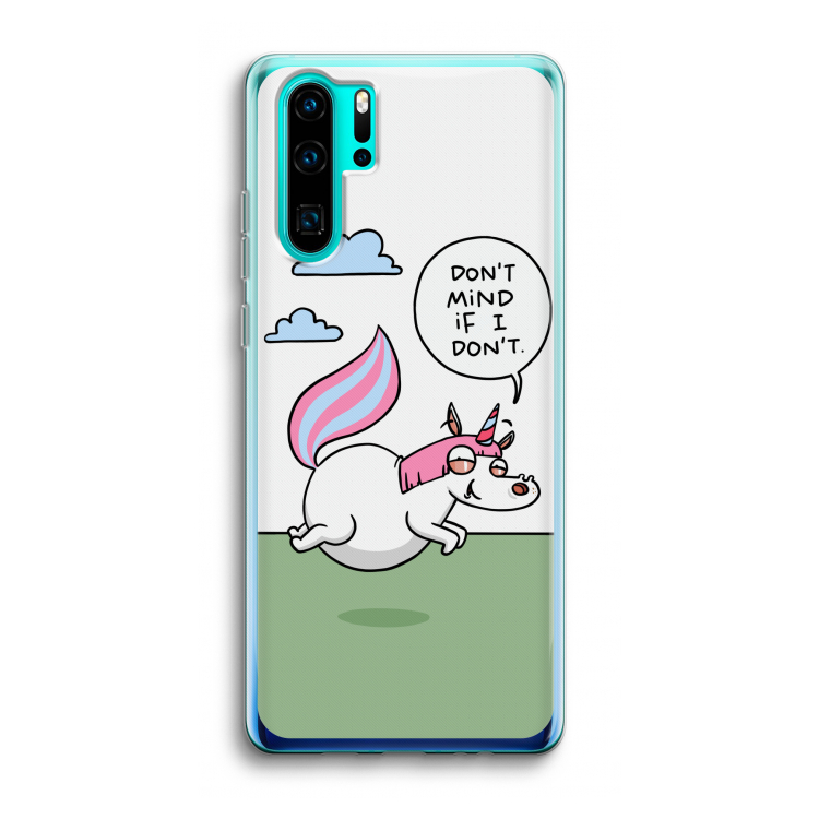 Unicorn: Huawei P30 Pro Transparant Hoesje
