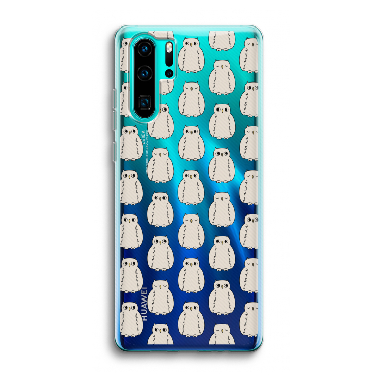 Uilen: Huawei P30 Pro Transparant Hoesje