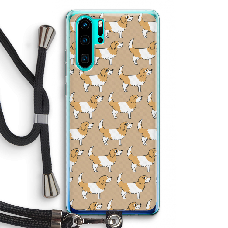 Doggy: Huawei P30 Pro Transparant Hoesje met koord