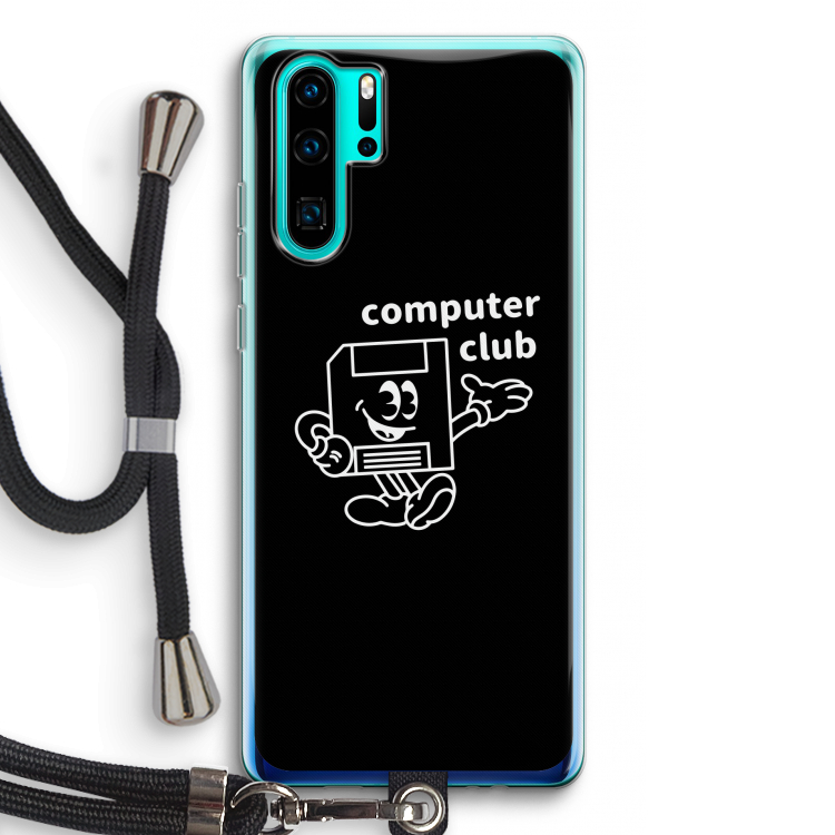 Floppyhead: Huawei P30 Pro Transparant Hoesje met koord