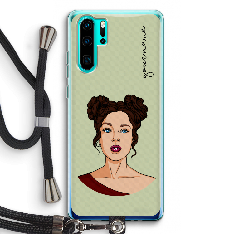 Pop-Art Creator: Huawei P30 Pro Transparant Hoesje met koord