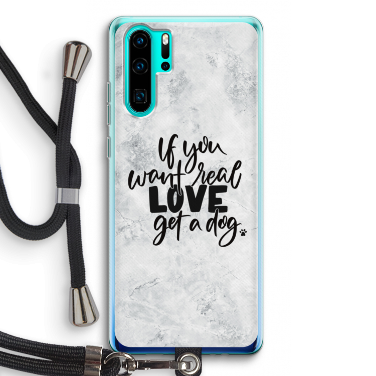 Partner in crime: Huawei P30 Pro Transparant Hoesje met koord