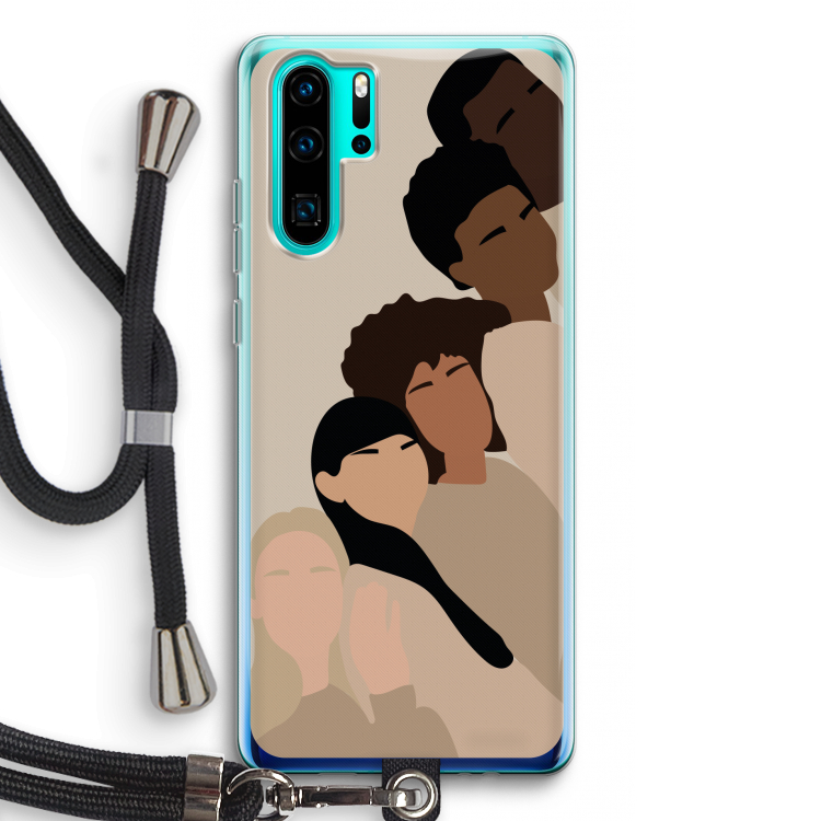 Sweet creatures: Huawei P30 Pro Transparant Hoesje met koord
