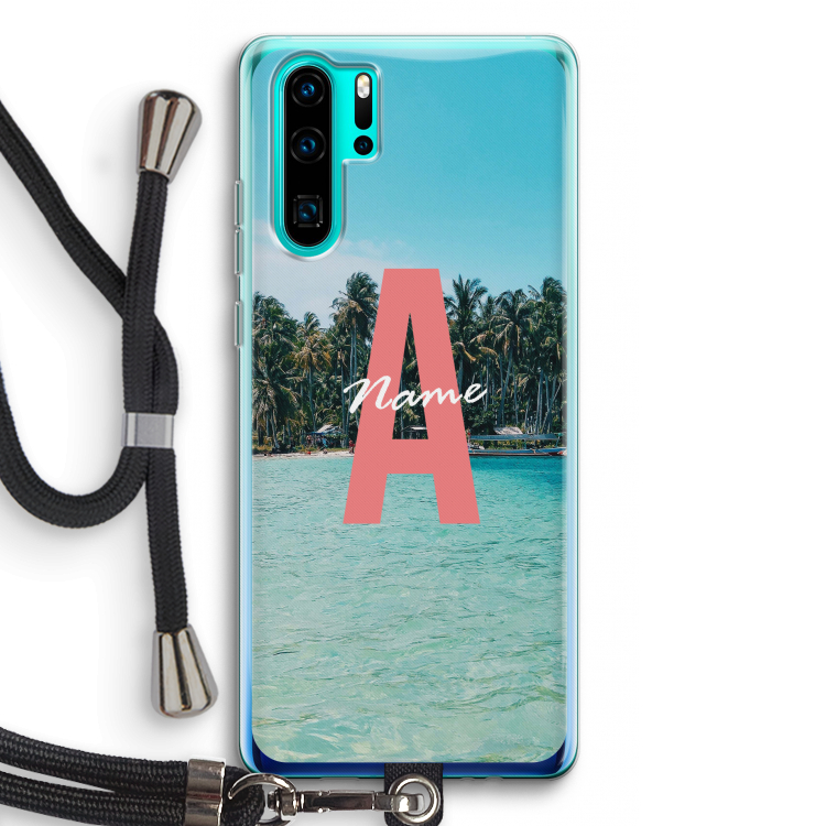 Pacific Dream: Huawei P30 Pro Transparant Hoesje met koord
