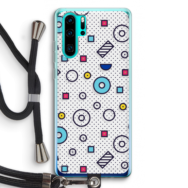 8-bit N°9: Huawei P30 Pro Transparant Hoesje met koord