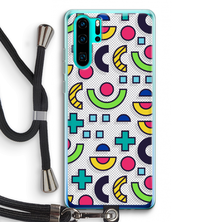 8-bit N°6: Huawei P30 Pro Transparant Hoesje met koord