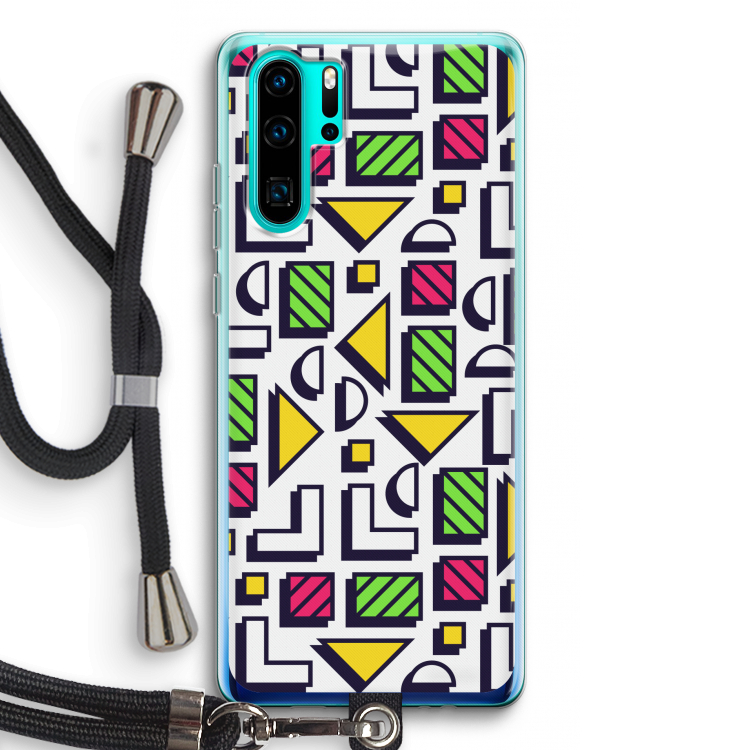 8-bit N°4: Huawei P30 Pro Transparant Hoesje met koord