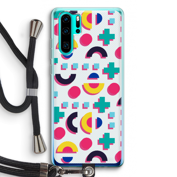 8-bit N°2: Huawei P30 Pro Transparant Hoesje met koord