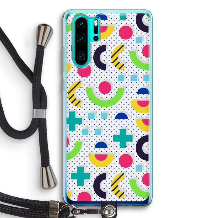 8-bit N°1: Huawei P30 Pro Transparant Hoesje met koord