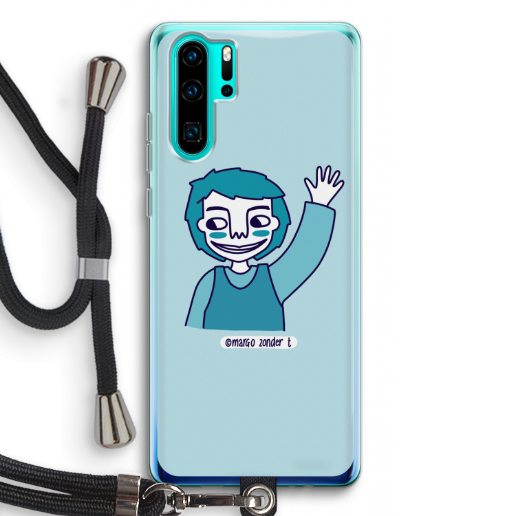 Zwaai: Huawei P30 Pro Transparant Hoesje met koord