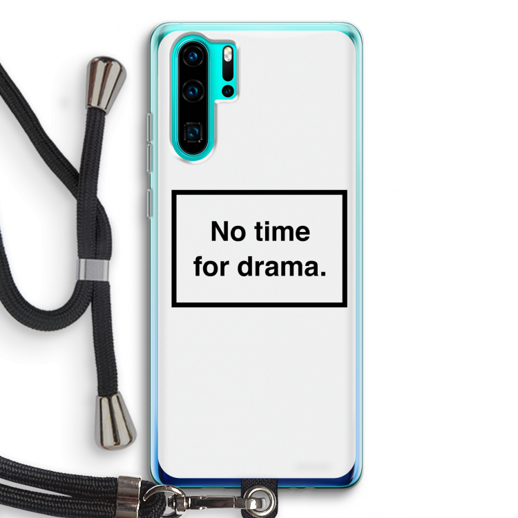 No drama: Huawei P30 Pro Transparant Hoesje met koord
