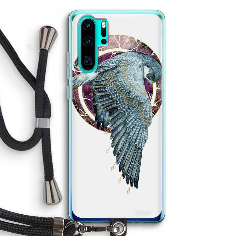Golden Falcon: Huawei P30 Pro Transparant Hoesje met koord