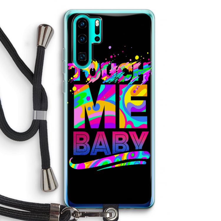 Touch Me: Huawei P30 Pro Transparant Hoesje met koord