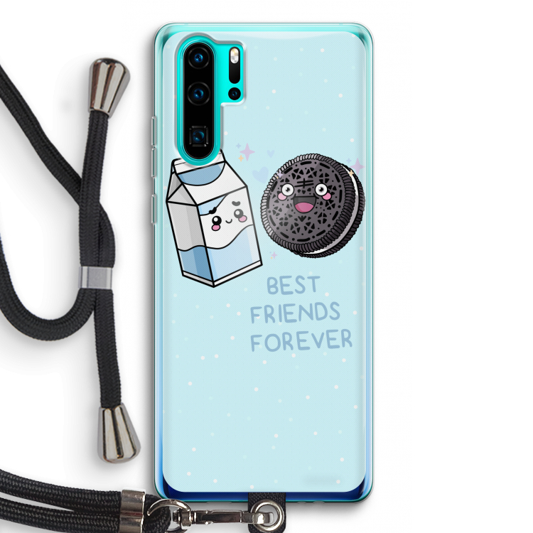 Best Friend Forever: Huawei P30 Pro Transparant Hoesje met koord