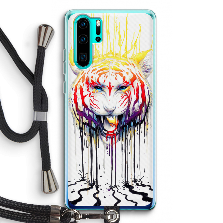 Fading: Huawei P30 Pro Transparant Hoesje met koord