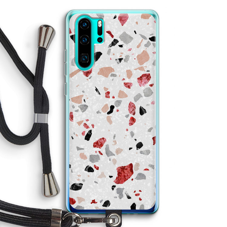 Terrazzo N°12: Huawei P30 Pro Transparant Hoesje met koord
