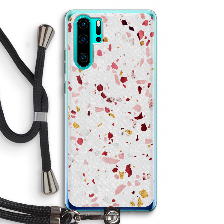 Terrazzo N°9: Huawei P30 Pro Transparant Hoesje met koord
