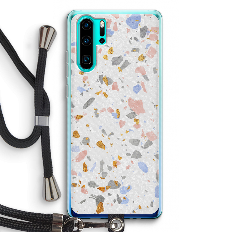 Terrazzo N°8: Huawei P30 Pro Transparant Hoesje met koord