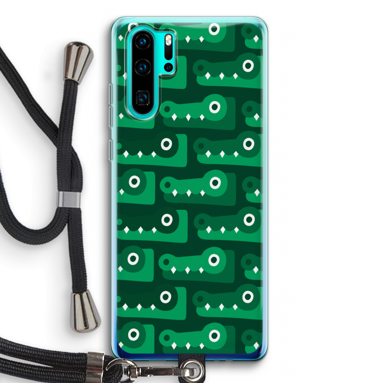 Crocs: Huawei P30 Pro Transparant Hoesje met koord