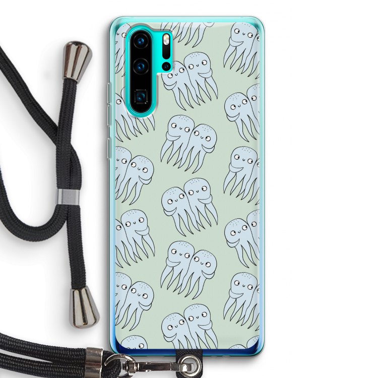 Octopussen: Huawei P30 Pro Transparant Hoesje met koord