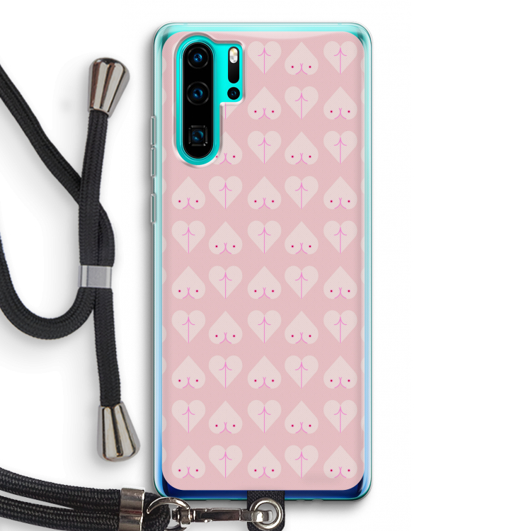 Ass 'n Titties: Huawei P30 Pro Transparant Hoesje met koord
