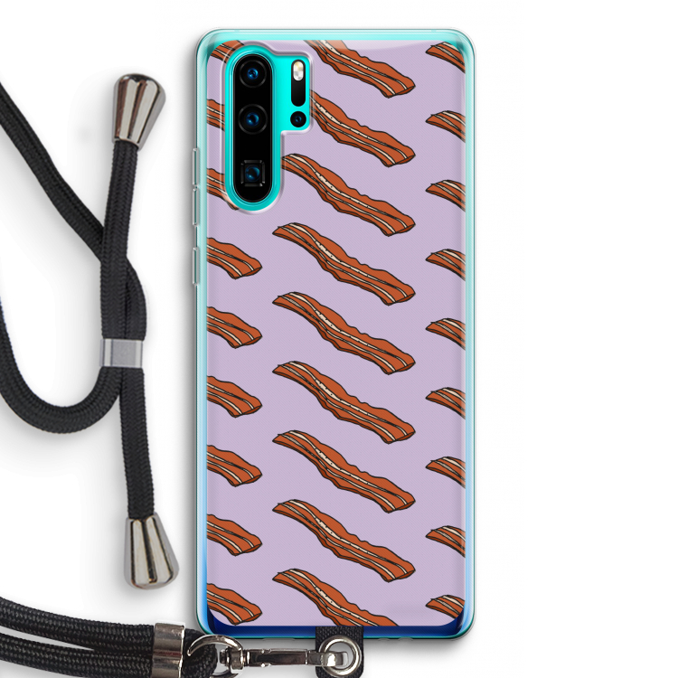 Bacon to my eggs #2: Huawei P30 Pro Transparant Hoesje met koord