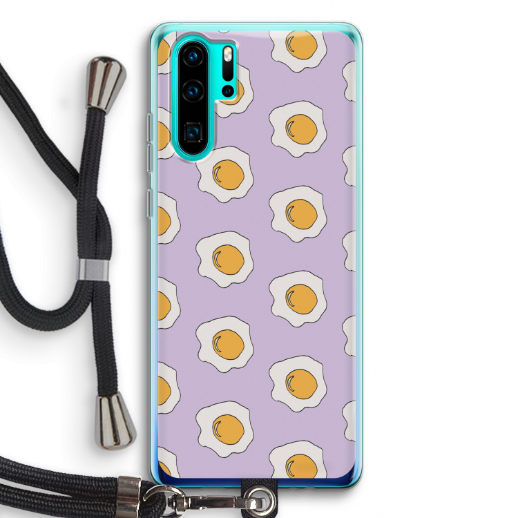 Bacon to my eggs #1: Huawei P30 Pro Transparant Hoesje met koord