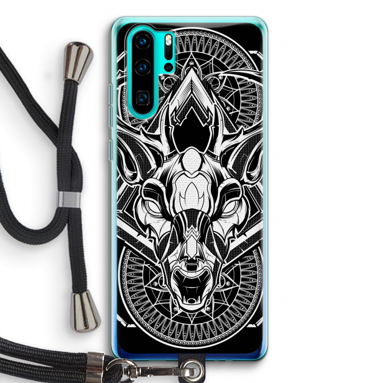 Oh Deer: Huawei P30 Pro Transparant Hoesje met koord